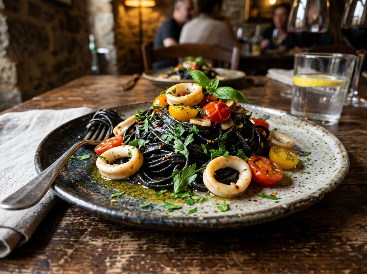 Tagliolini al Nero di Seppia